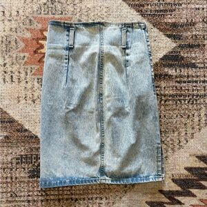 ZENA Vintage Denim Midi Skirt size 7